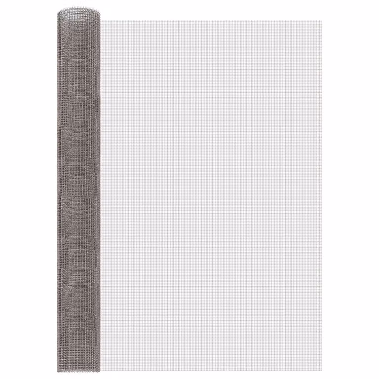 Rete per schermatura vidaXL in acciaio inossidabile Argento L: 500 cm, H: 100 cm