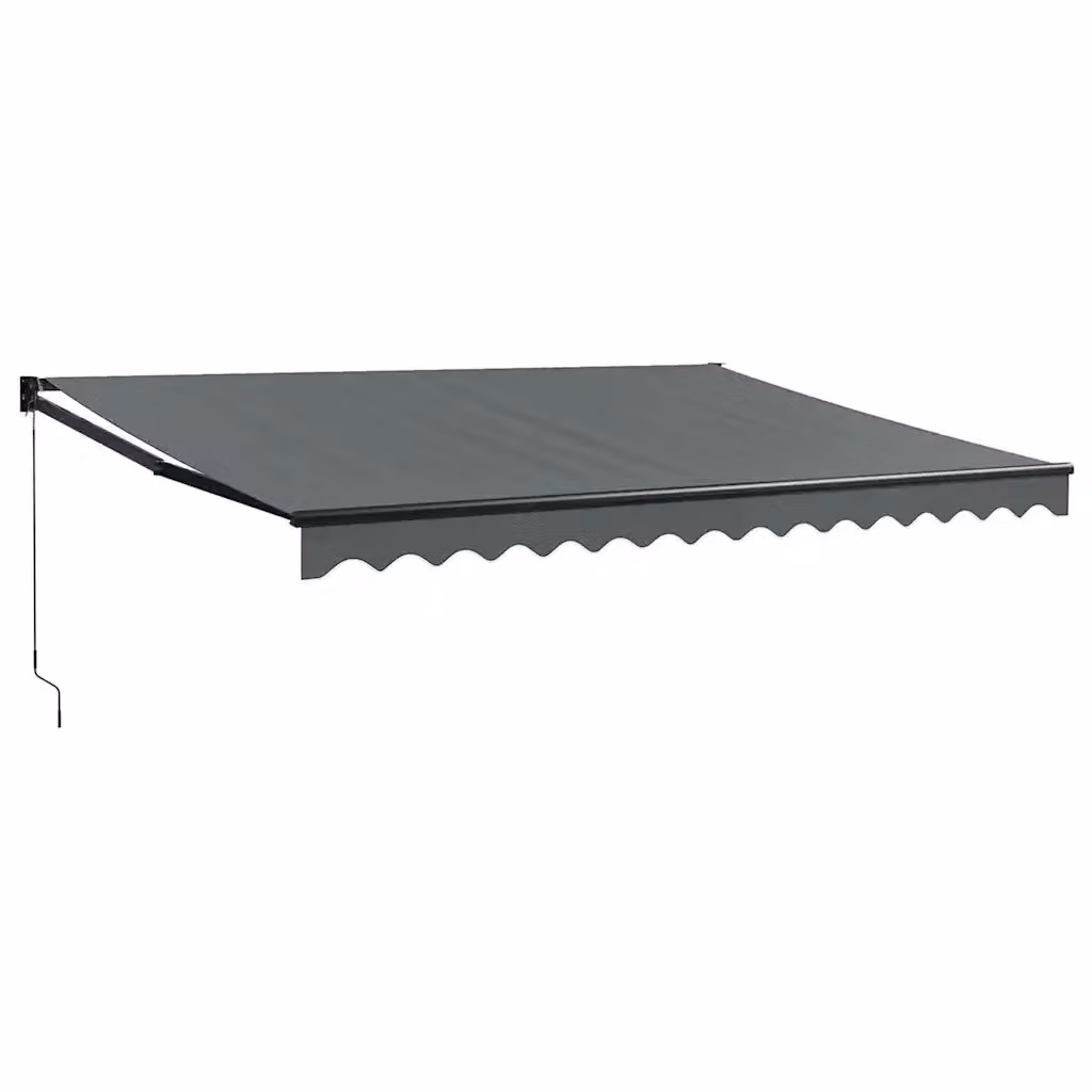 Tenda da sole retrattile Videx in alluminio e poliestere colore antracite L: 450 cm, P: 300 cm – 2