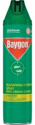 Insetticida Scarafaggi e Formiche Spray Baygon 400 ml 12 Pezzi