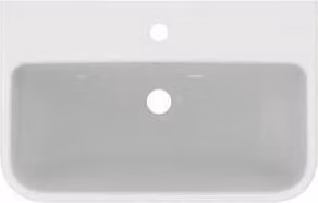 Ideal Standard i.Life S - Lavabo 600x380 mm, con sfioratore, foro per rubinetto, bianco T458301