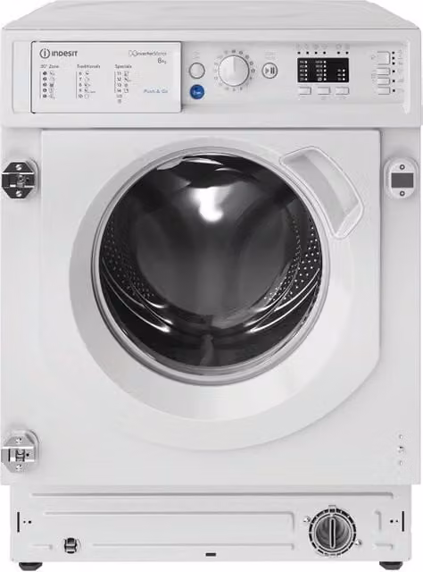 Lavatrice a incasso Indesit carica frontale BI WMIL 81285 EU, 8 Kg, 1400 giri/min, Bianca
