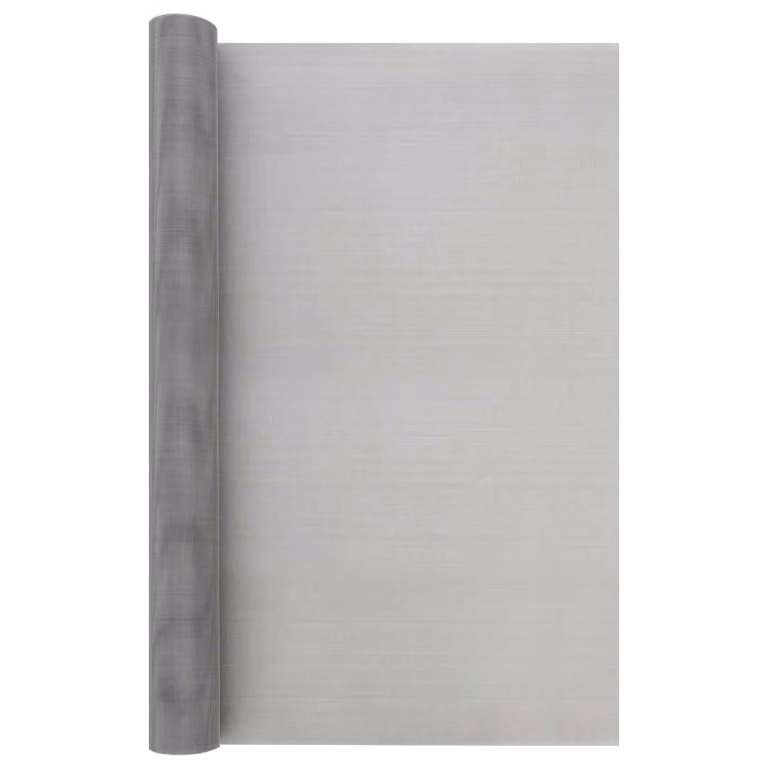 Rete per schermatura vidaXL in acciaio inossidabile Argento L: 500 cm, H: 80 cm