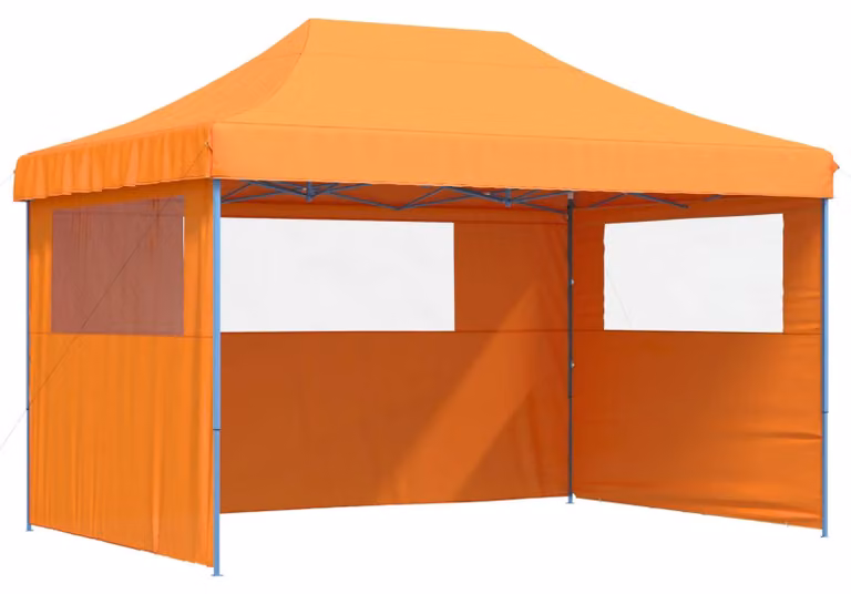 Tenda Party Arancione 279 x 410 x 315 cm Tessuto Oxford