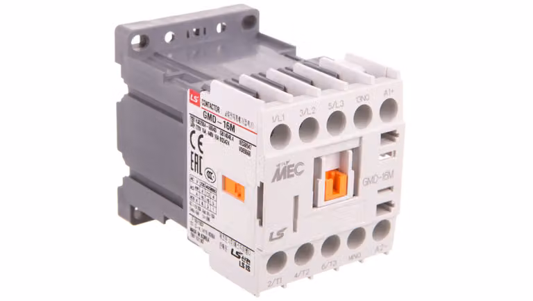 Contattore miniaturizzato 16A 3P 1NO 24V DC GMD-16M 24V DC
