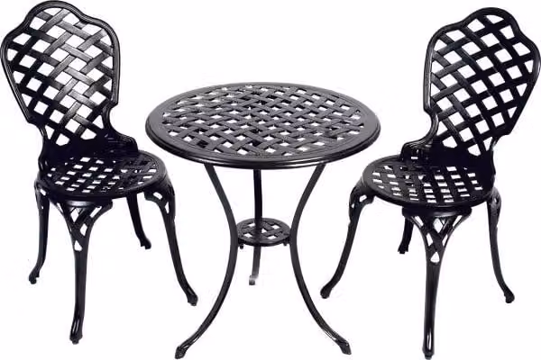 Set da bistrot - tavolo Ø60x66 cm e sedie