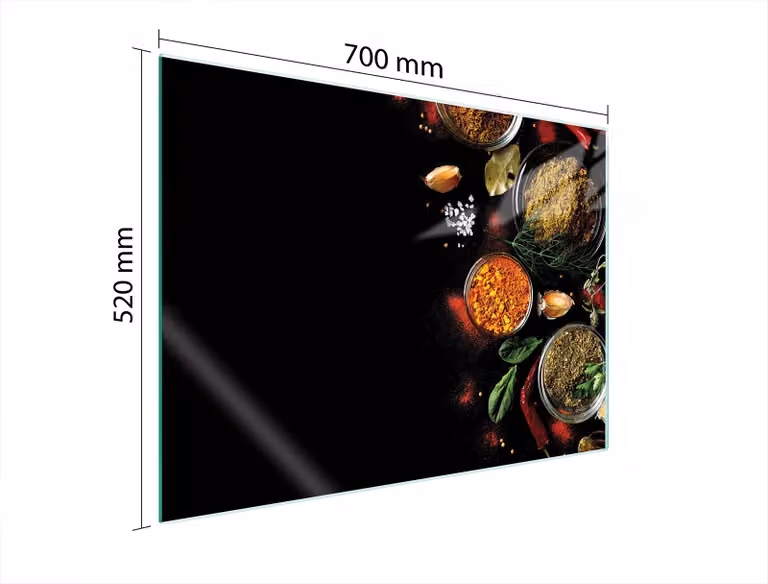 Piastra Protettiva In Vetro Per Levi 70X52 Spezie