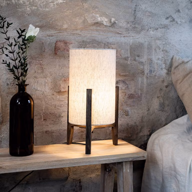 Markslöjd Lampada da tavolo Eruca, Legno scuro, Soggiorno / Sala da pranzo, Legno, Scandinavo, Lampada da tavolo