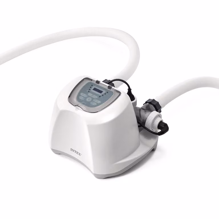 Intex Generatore Salino di Cloro Krystal Clear QS 1600 Plus con Wifi per piscine fuori terra fino a 68.000 litri, Bianco