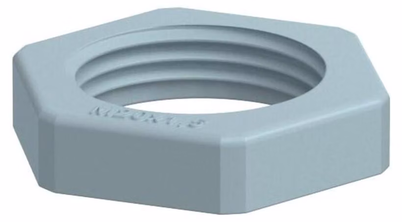 Ghiera Iso - Anello di bloccaggio per cavo a vite M20 116 M20 SGR PA