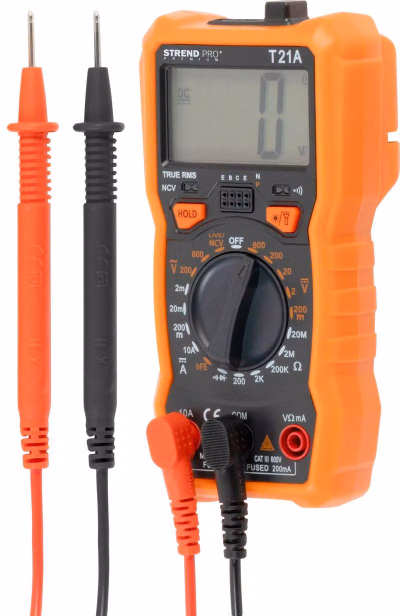 Multimetro Strend Pro Premium, digitale, 1000A, 20A, 3xAAA
