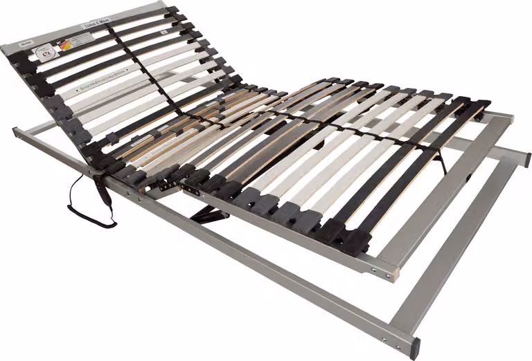 BeCo Luxus E-Move, elettrico, 140 x 200 cm, 28 doghe, già montato, telecomando via cavo