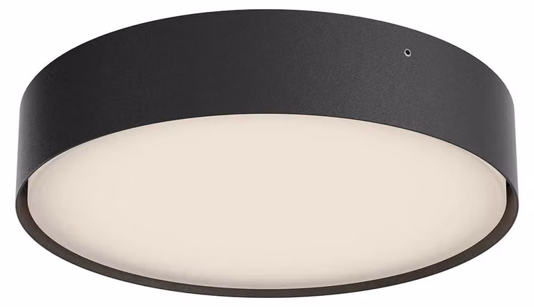 Redo Outdoor NOX PL LED, lampada da esterno a LED, forma circolare, Ø30 v6 cm, colore nero, modello base