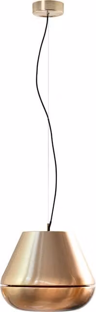Lampada a sospensione Hind Rabii in metallo con LED dimmabile, finitura oro/ottone o argento