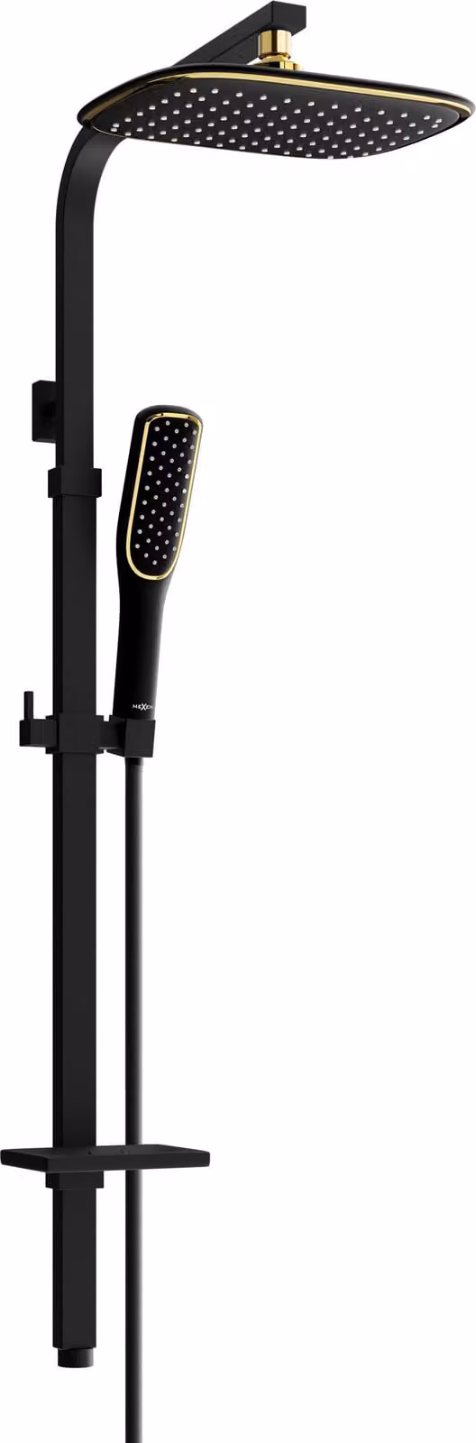 Mexen Q49 colonna doccia nera/oro - 798494995-75