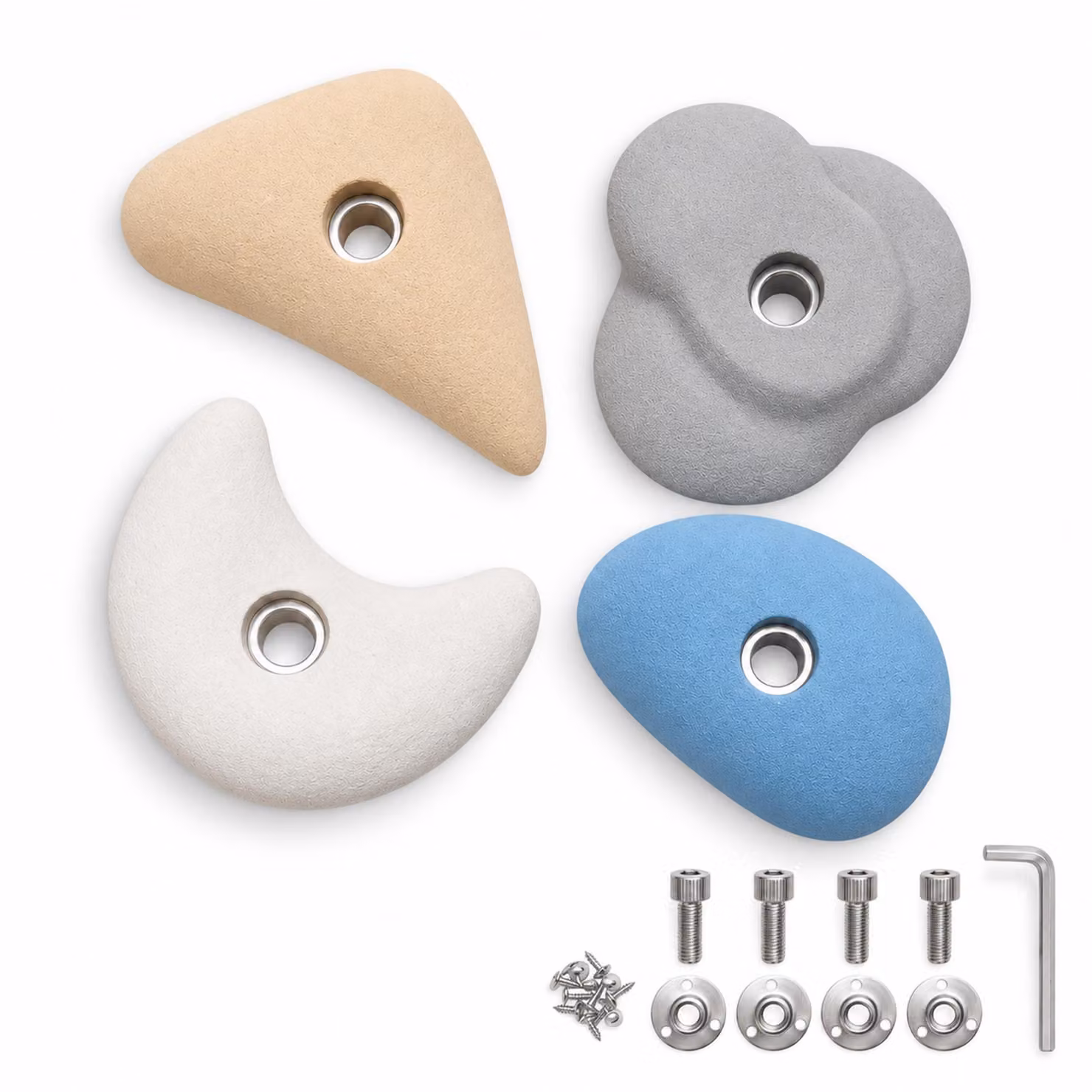 MAMOI® Prese da arrampicata, set di pietre da arrampicata da parete, prese da arrampicata per interni ed esterni, prese per bambini