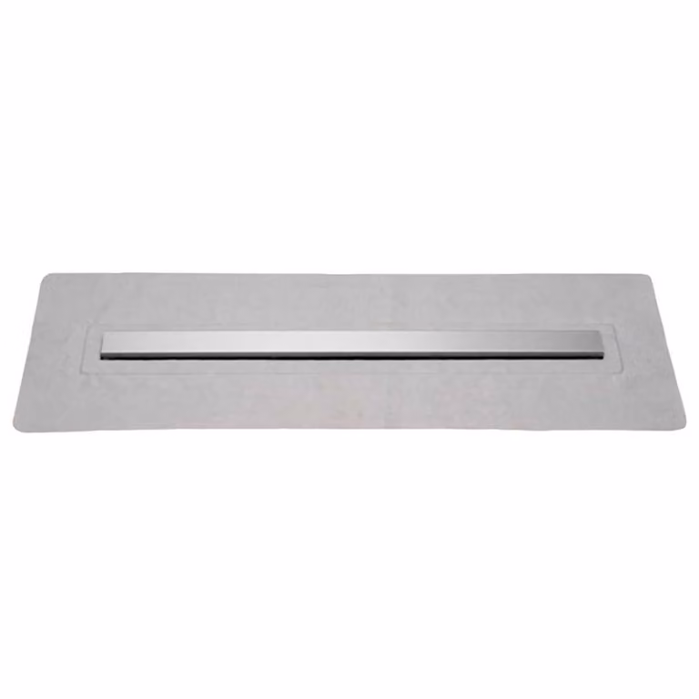 Canalina doccia SCHÜTTE 90 cm con copertura in acciaio inox, canale di scarico per doccia
