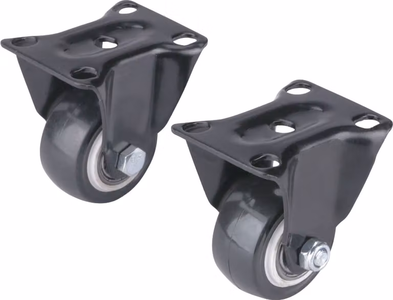 Ruote fisse con cerchio in PVC, set di 2, diametro 40 mm EXTOL-PREMIUM