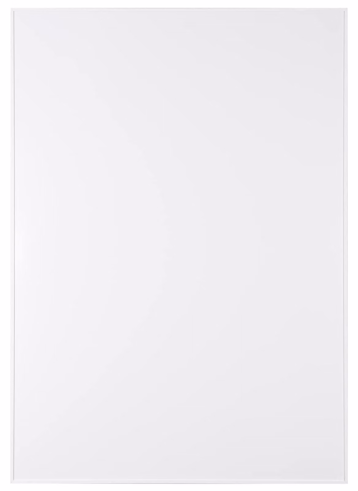 Riscaldamento a infrarossi da 1000 Watt - 85x120 cm - Bianco - Controllo tramite app Wi-Fi intelligente