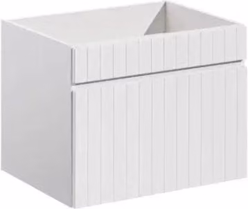 Mobile sottolavabo sospeso Meublorama ICON bianco opaco con cassetto per bagno