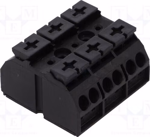 1 x Fascio di morsetti per cavi: 3, sezione 0,5÷4 mm², montaggio a incasso, modello 862-1503. Altri tipi di connessioni a morsetto