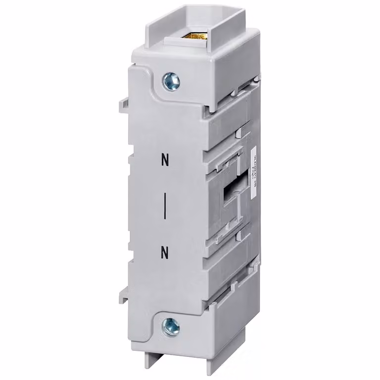 Morsetto Siemens per conduttore neutro/PE, passante, per montaggio frontale, accessorio 3LD92402B