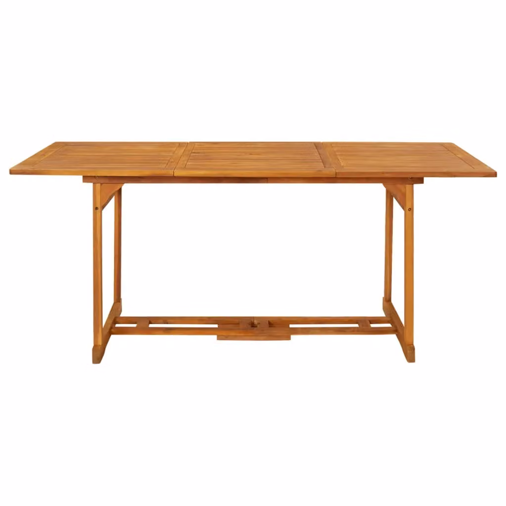 Tavolo da Pranzo per Esterni 180x90x75cm Legno Massello Acacia