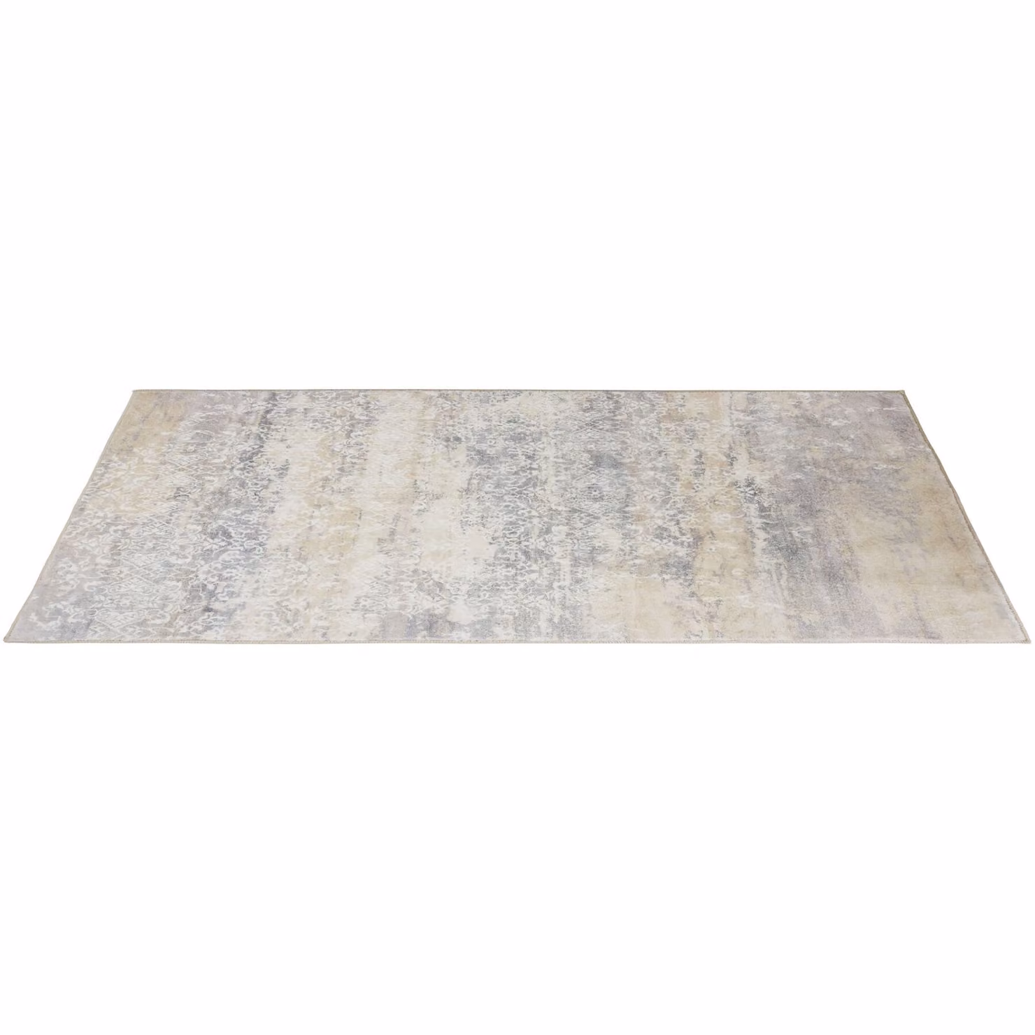 Tappeto vintage moderno tectake in poliestere, lavabile e antiscivolo, beige multicolore, L: 150 cm, P: 80 cm – 3
