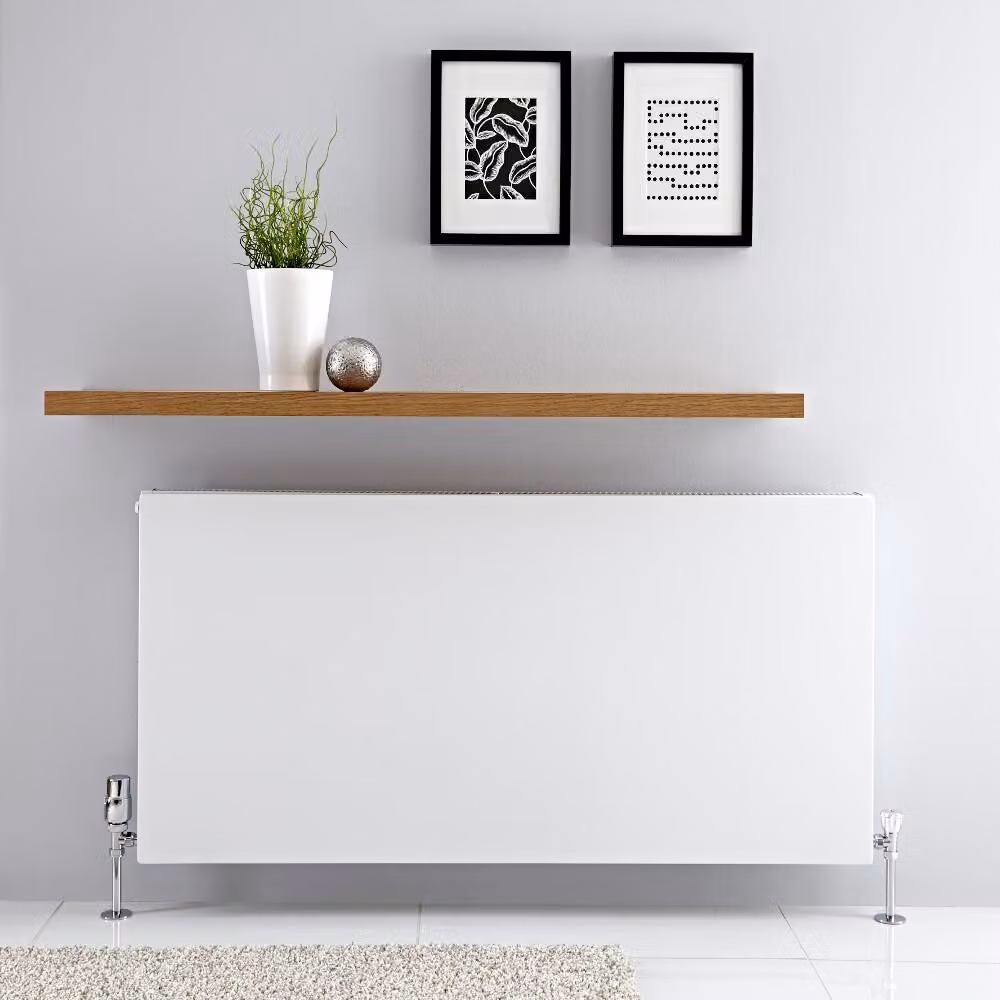 Radiatore Orizzontale Bianco a Piastra Radiante Type 21 - 1560W - 600 x 1200mm - Merus