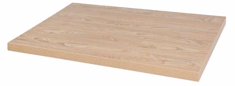 Piano tavolo rettangolare, finitura "Antique Natural", dimensioni 1100x700 mm