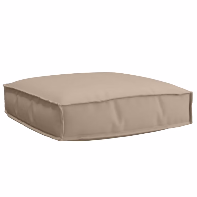 vidaXL Cuscino Tessuto Oxford Tortora 60 x 60 x 12 cm
