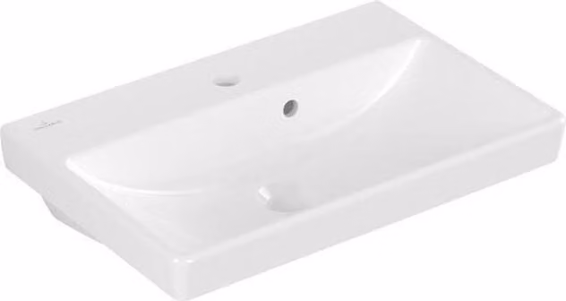Villeroy & Boch Avento lavabos Compact, 1 trou pour robinet, avec trop-plein, 550x370mm, 4A005501, 4A005501