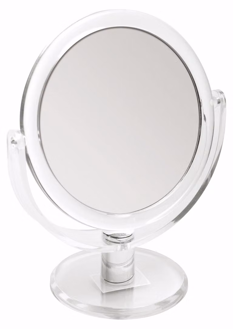 Specchio cosmetico Titania 12,5 cm con ingrandimento 2x