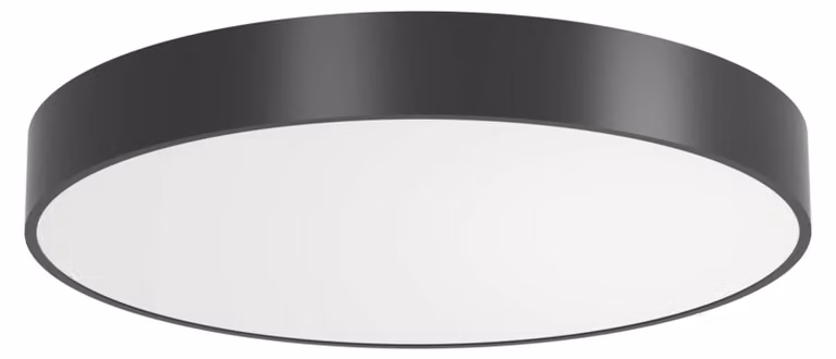 ARELUX XPILL RND: Pannello TRIAC da 50W, UGR < 19, 220-240V AC, temperatura di colore (3/4/), indice di resa cromatica 0.80, diametro 500 mm, grado di protezione IP40, angolo di emissione 80 gradi - Biela