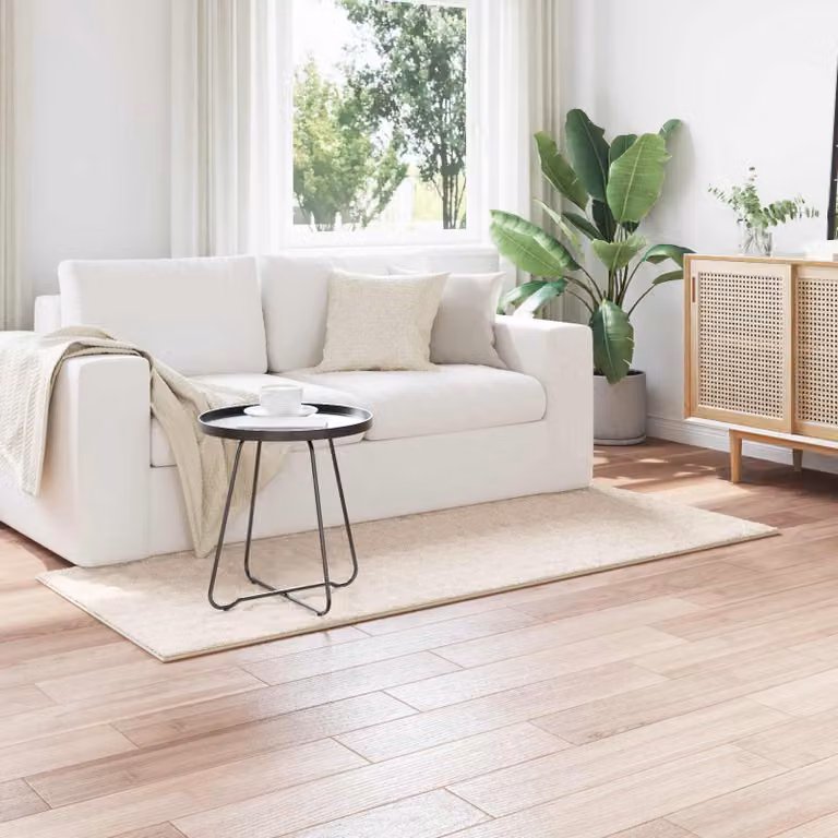 vidaXL Tappeto per area SIROLO Beige, rettangolare in poliestere, L: 150 cm, P: 80 cm