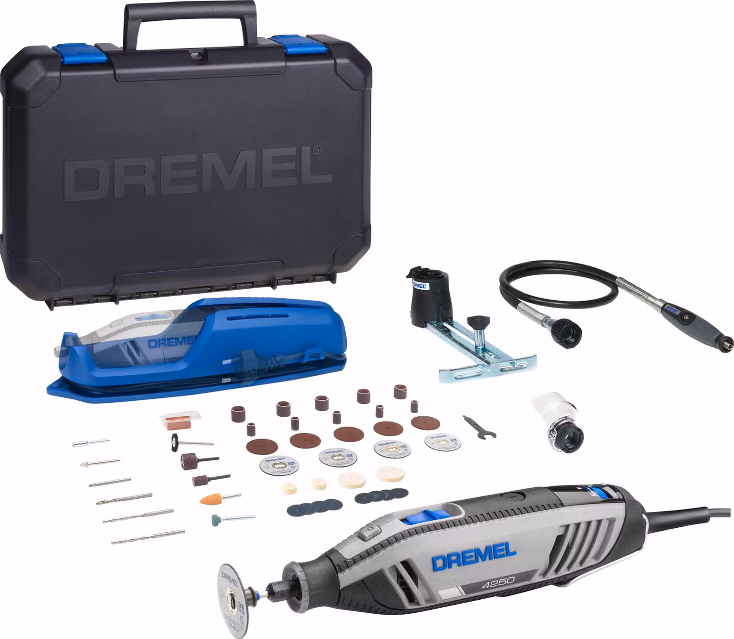 DREMEL 4250-3/45 Multi-Function Tool - 45 Accessories + 3 Adapters