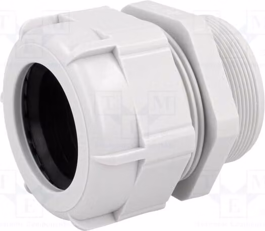 1 x Raccordo per cavo, materiale: 1,5, grado di protezione IP68, colore grigio, filettatura M50, conforme alla norma UL94V-2, codice prodotto 4950