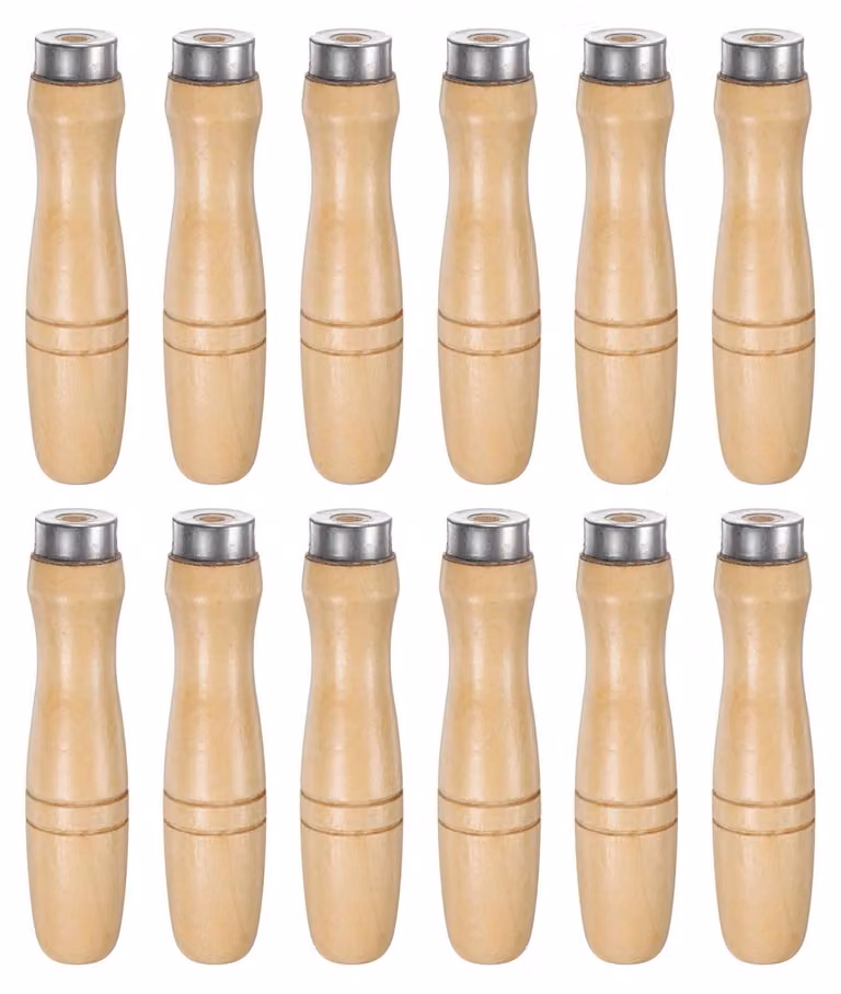 Solidchoice - Set di 12 lime in legno con impugnatura ergonomica