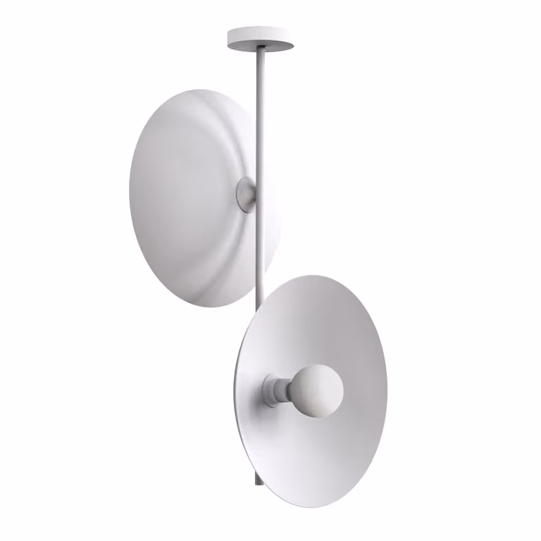 Lampada Da Soffitto Cassini Monocolore Opaca A 2 Luci