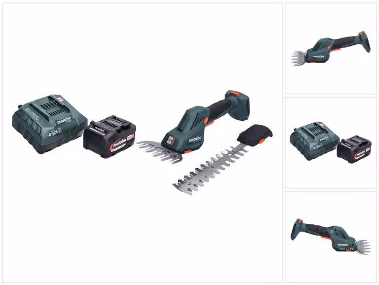 Metabo SGS 18 LTX Q forbici per erba e cespugli a batteria 18 V + 1x batteria 4,0 Ah + caricabatteria