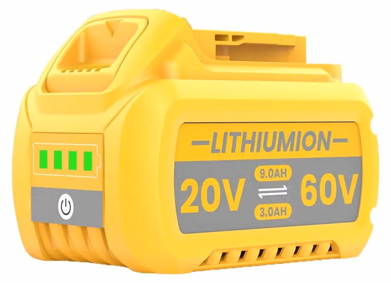 Batteria di ricambio 20V/60V - Batteria per utensili elettrici DCB609 - 9000 mAh Li-Ion - Celle 21700 - Compatibile con DCB609, DCB606, DCB205, DCB200 - Colore: viola
