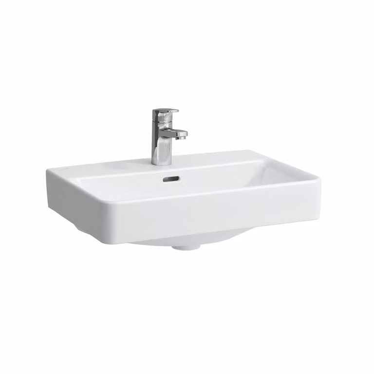 LAUFEN PRO S lavabo Compact, sans trou pour robinet, avec trop-plein, 550x380mm, H8189580001091, H8189580001091