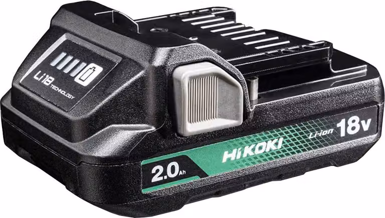 HiKoKi 18V sedile scorrevole batteria BSL1820M con 2,0 Ah batteria display a LED 377796