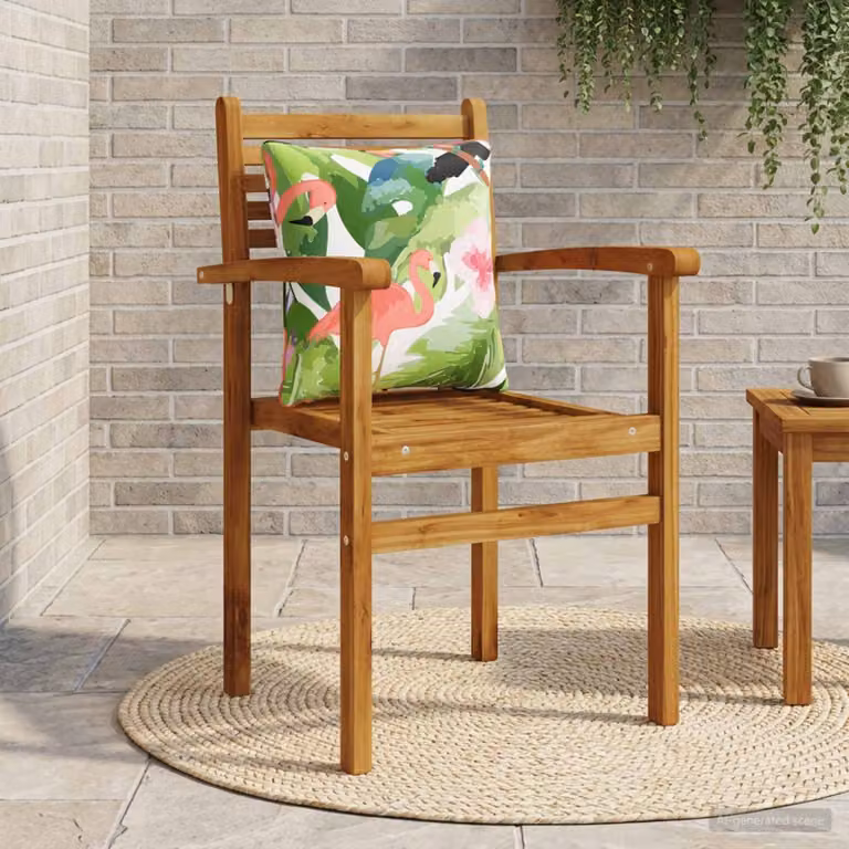 Cuscino per schiena vidaXL PUTTEN multicolore in 100% poliestere con rivestimento rimovibile e lavabile in lavatrice