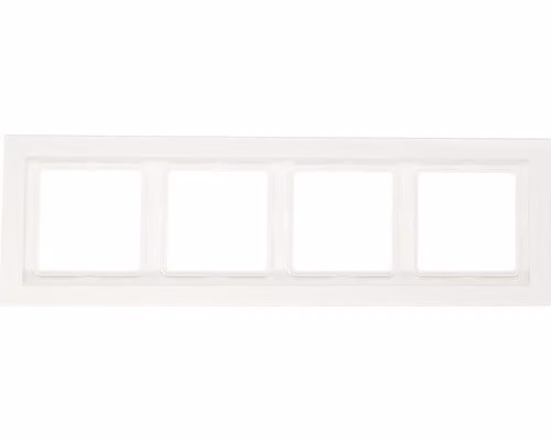 Jung LSD 984 WW Cornice di copertura a 4 canali bianco alpino lucido LS-990