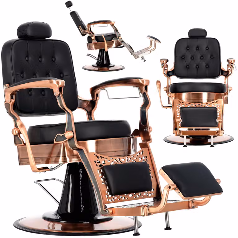 Poltrona da barbiere parrucchiere idraulica girevole per il salone barbiere barber shop Gaius Barberking