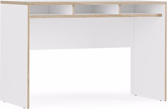 Scrivania con ripiani Vicco Tetrix Bianco 112 x 55 cm con 3 scomparti, Model 56544