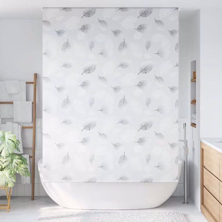 vidaXL Tenda a Rullo Doccia 150x240 cm Larghezza Tessuto 146 cm