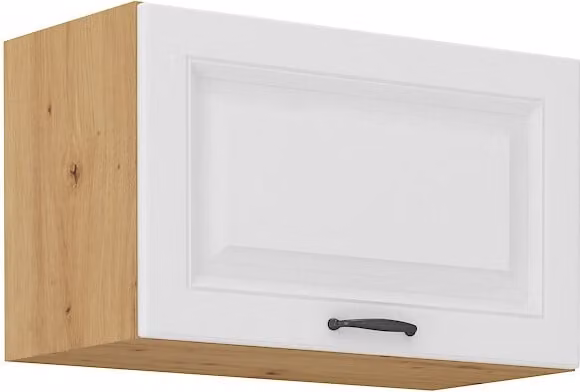 Armadietto per cappa aspirante SOPHIA - larghezza 60 cm, bianco / rovere artisan