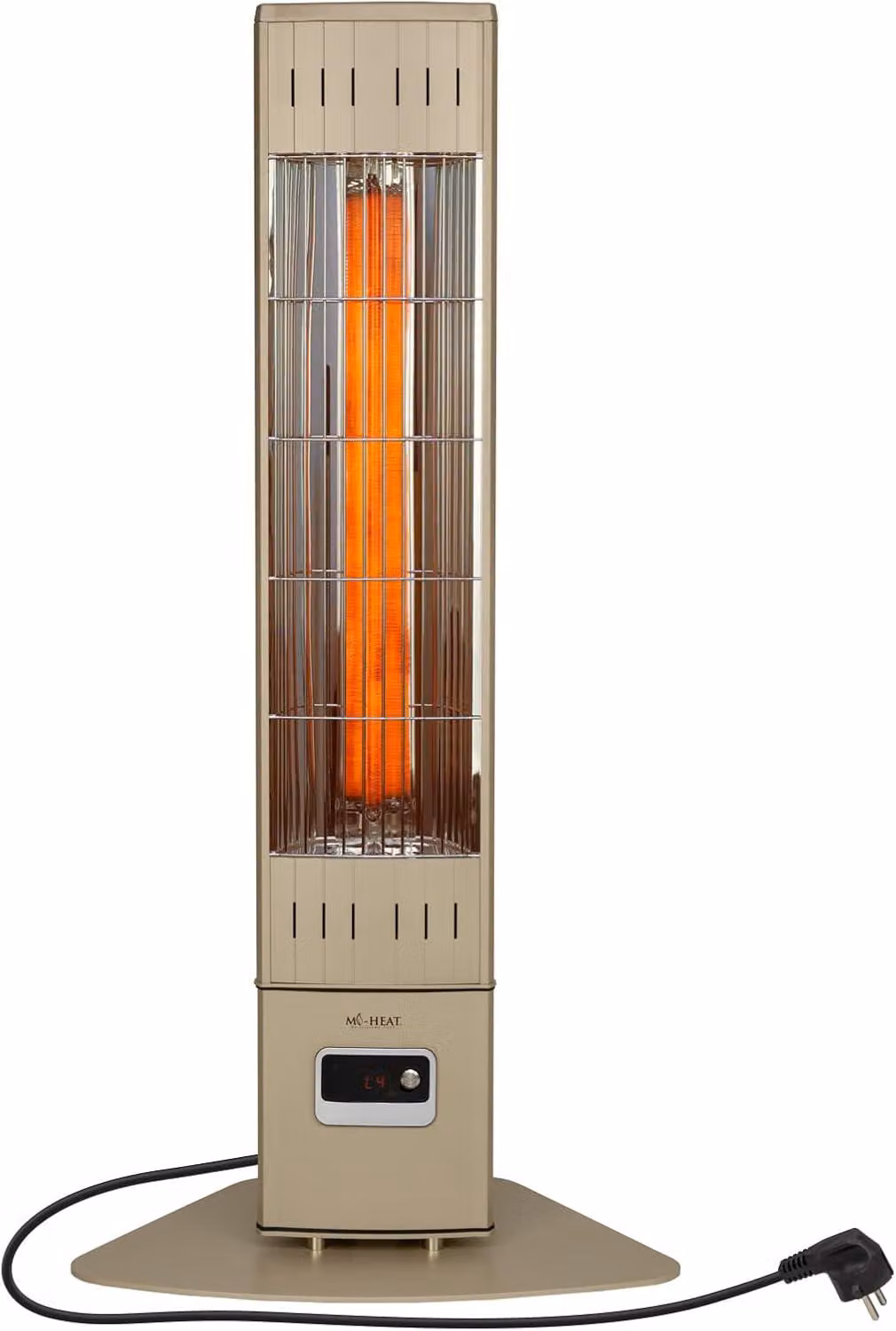 Riscaldatore a infrarossi da esterno MI-Heat SIH-2300R, potenza 2300 watt, 4 livelli di riscaldamento, telecomando, corpo interamente in metallo, grado di protezione IP65