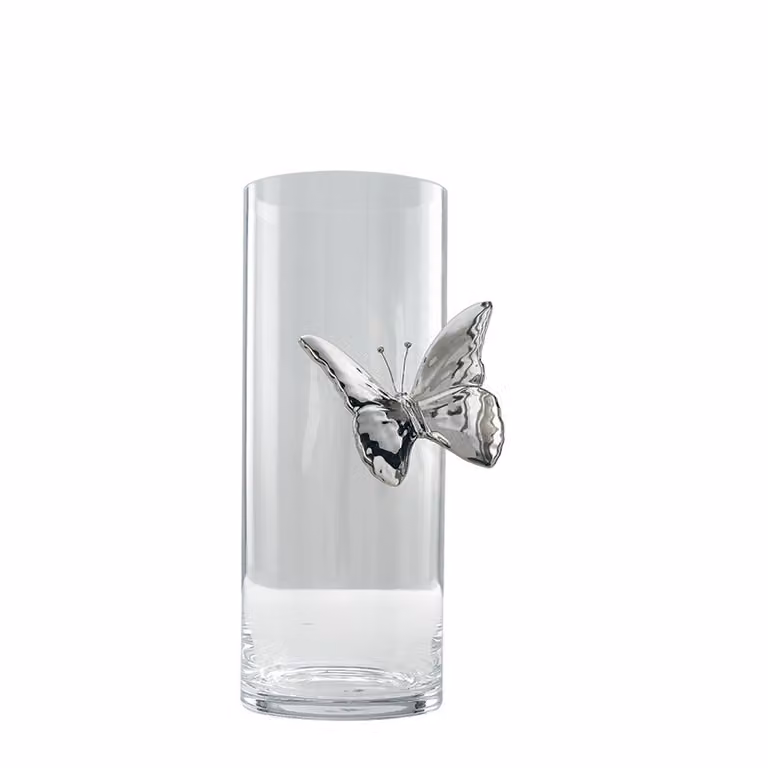 Vaso in vetro Illusion Butterfly Collection Adriani e Rossi